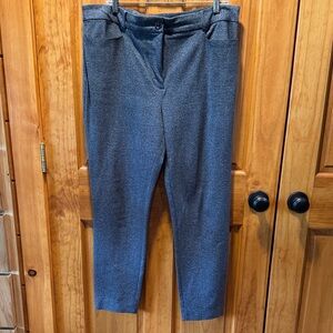 LOFT Charcoal Gray Trousers